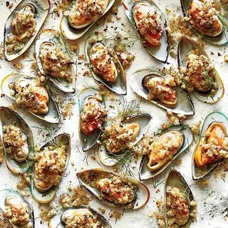 Ракушки запеченные