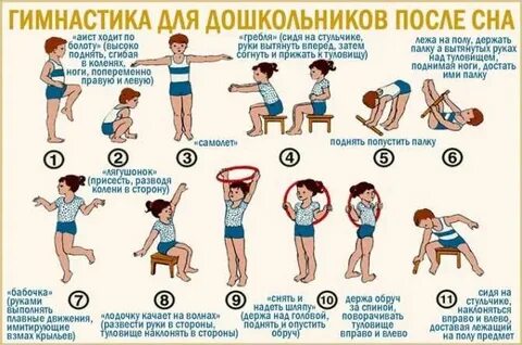 Упражнения для детей 3 года гимнастика