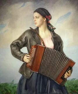 Играющий на гармонике