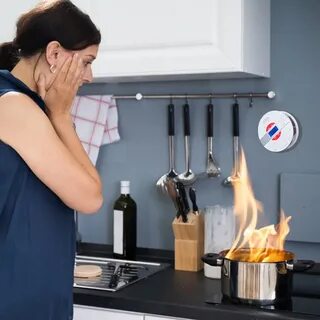 Потушить пожар на кухне
