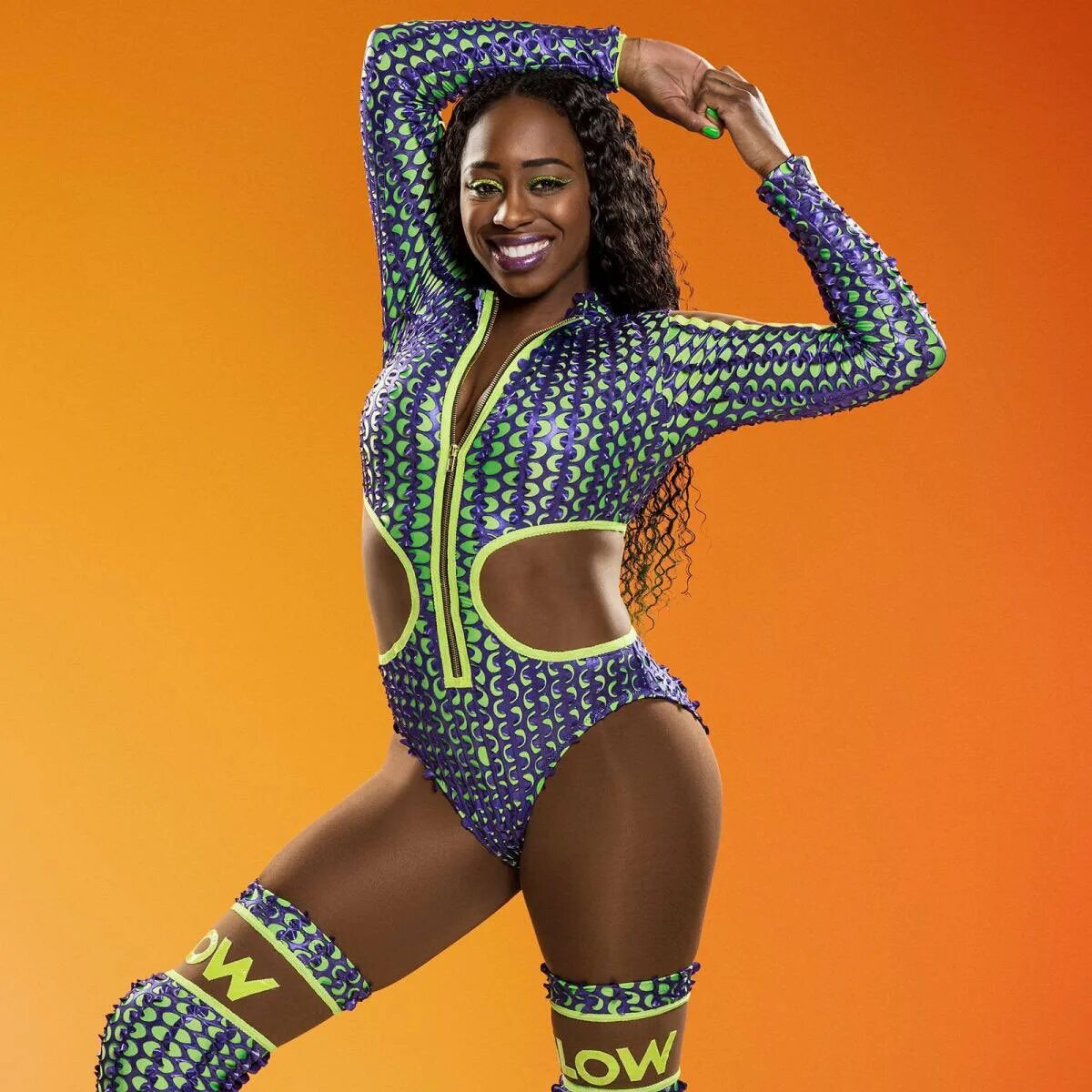 Naomi WWE. Ebony trans