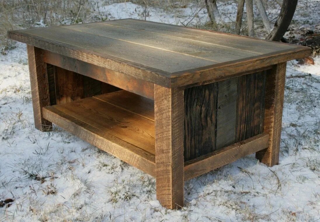 Tables made of wood