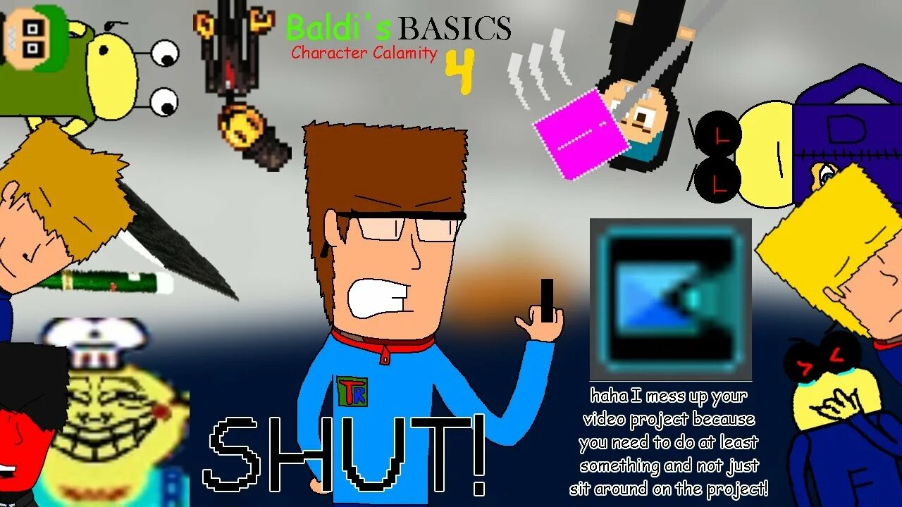 Baldi Basics character Calamity. Baldi Basics character Calamity 2. Baldi Basics character Calamity 4. Baldi Basics character Calamity 2 the Blocky School. Baldi basics characters