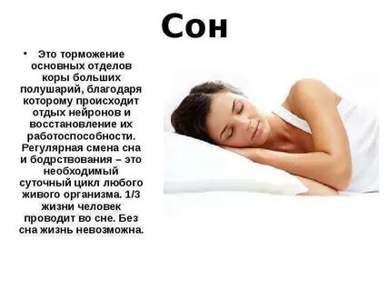 Здоровый сон виды