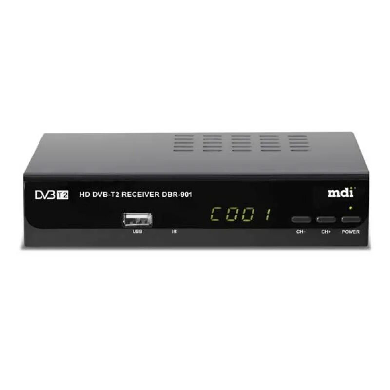 Dvb t2 приставка каналы. DBR-901 цифровой ТВ-приемник. Приставка для цифрового телевидения dv3 t2. Цифровая приставка для телевизора MDI DBR 901. MDI DBR-701 DVB-t2 приставки ic.