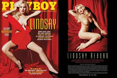Lindsay Lohan for Playboy.
