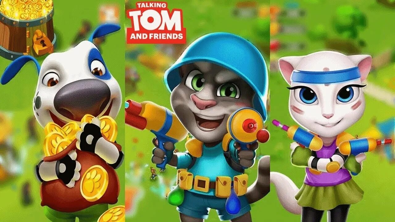 Talking Tom. Талкинг том Камп. Говорящий том водная битва.