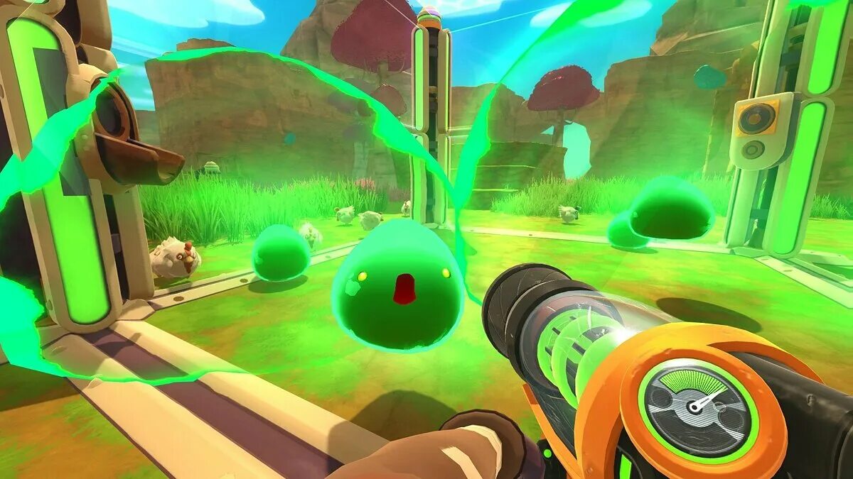 Slime Rancher игра. СЛАЙМ ранчер ферма. СЛАЙМ ранчер 1. Игра СЛАЙМЫ ранчер. Игры слезаю