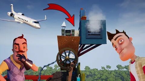 Как подняться В НЕБЕСА? битва НЕАДЕКВАТНЫХ СОСЕДЕЙ в HELLO NEIGHBOR! 