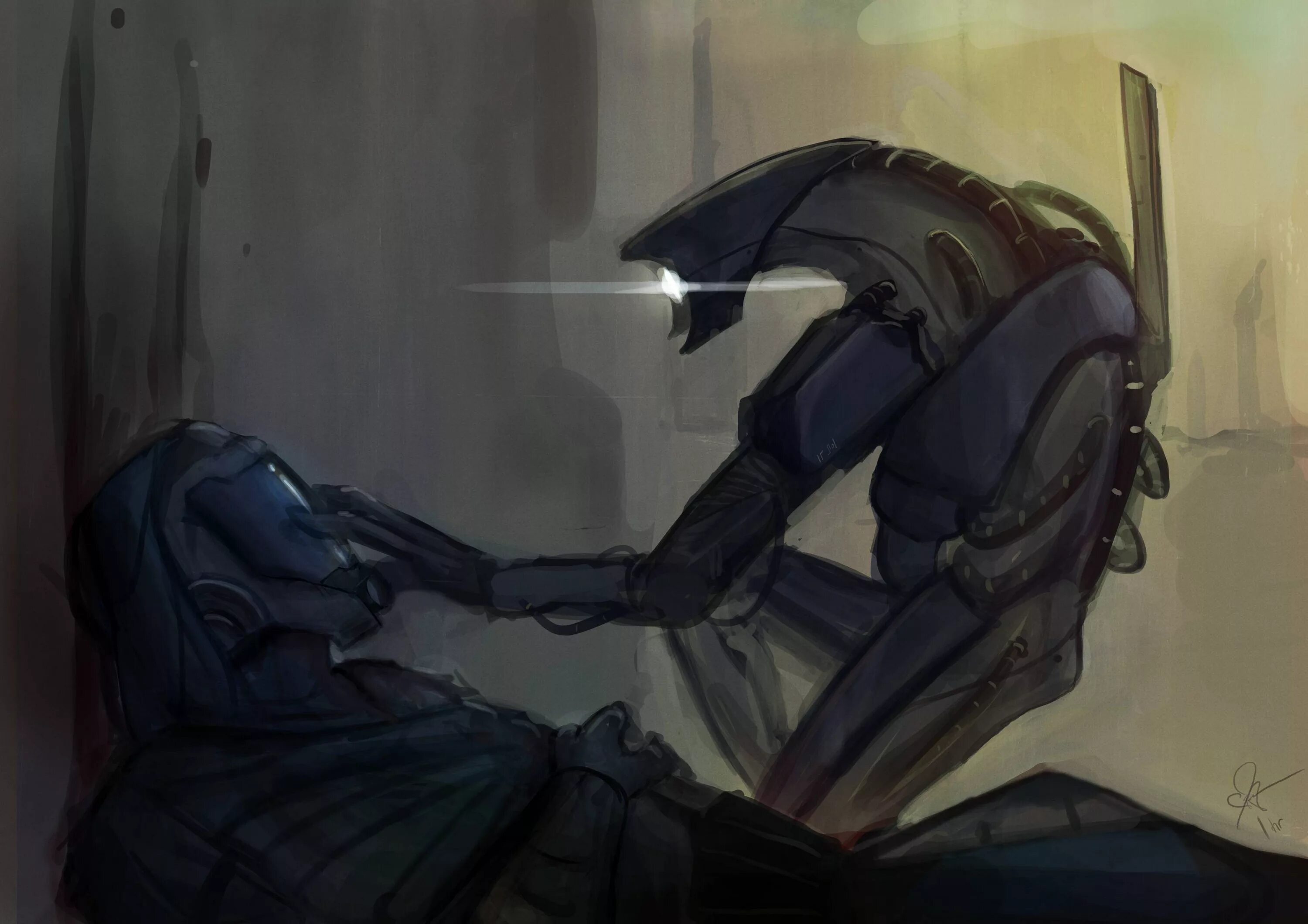 Mass effect помирить гетов и кварианцев