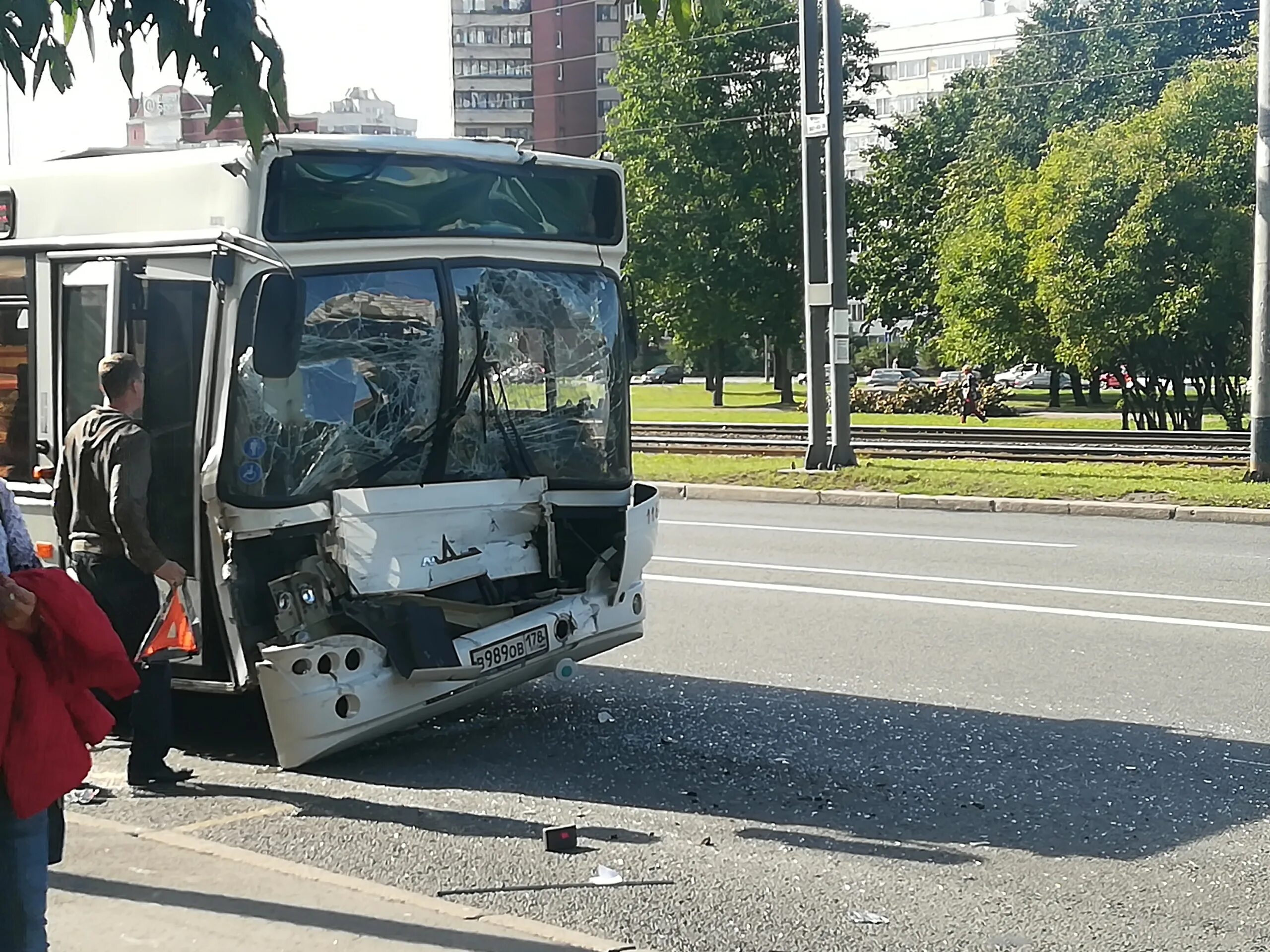 Петербург автобус пассажир