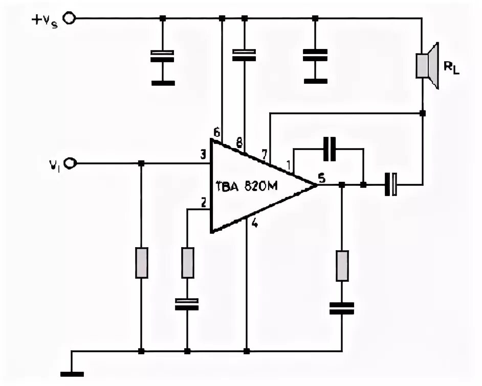 Tba что это. Tba820m. Tba820m даташит. Tba820m схема включения. Tba820m схема усилителя.