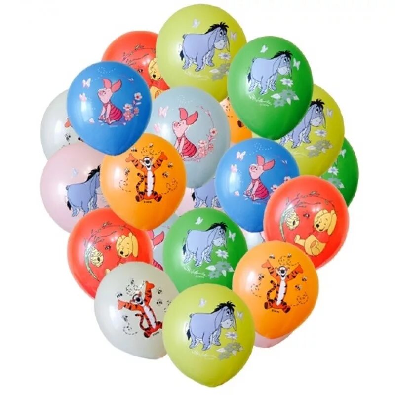 Воздушные шары винни пух. Латексные шары винни пух. шар латексный &quot;винни-пух&quot;. воздушные шары мультики. латексный шар винни пух дисней.