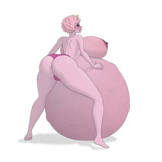 my hero academia, belly, big belly, female, fetal movement, huge belly, hyp...