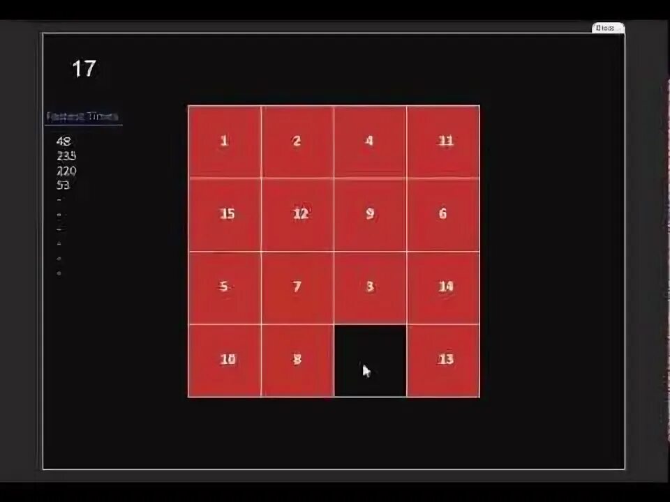 Sliding blocks solver