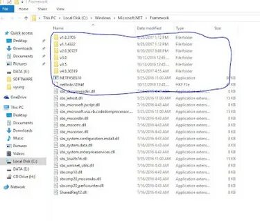 Не найдены ссылочные сборки для netframework