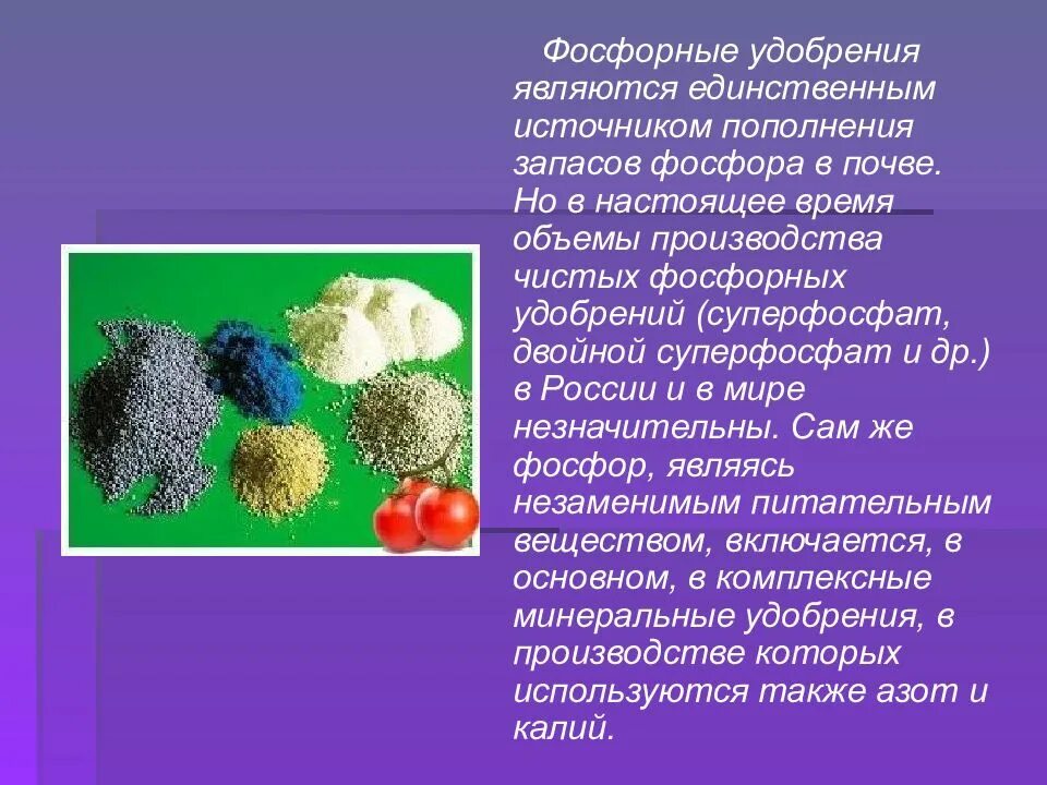 Чему способствуют фосфорные удобрения. Фосфорные удобрения. минеральные удобрения фосфора. удобрения презентация. типы фосфорных удобрений.