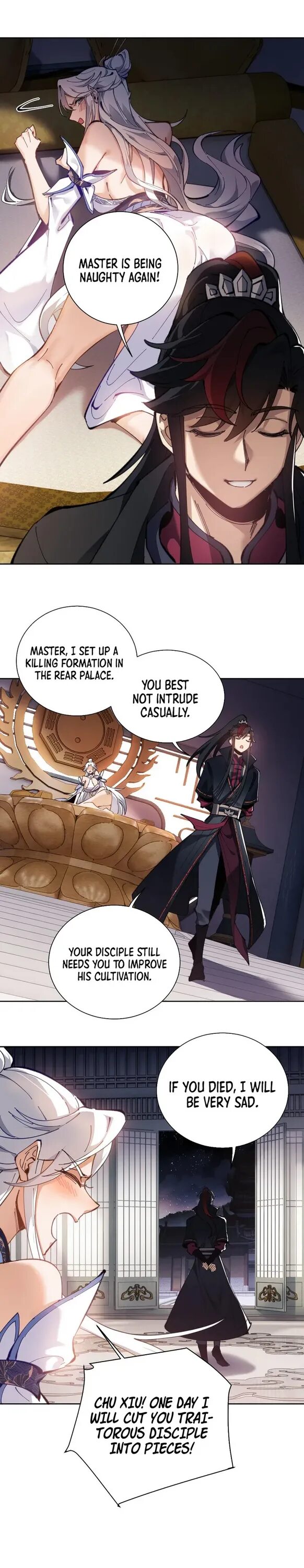 Master this rebellious disciple is. Master this rebellious disciple is