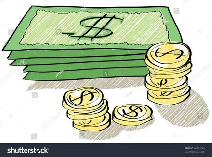 Нарисовать деньги для детей