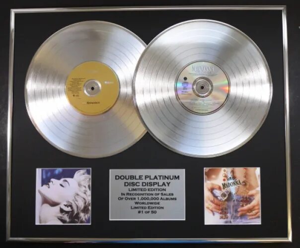 Double platinum. Диски платинум. madonna platinum disc. двойная платина диск. oasis platinum discs.