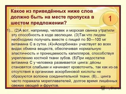 Тексты из 6 предложений для 2