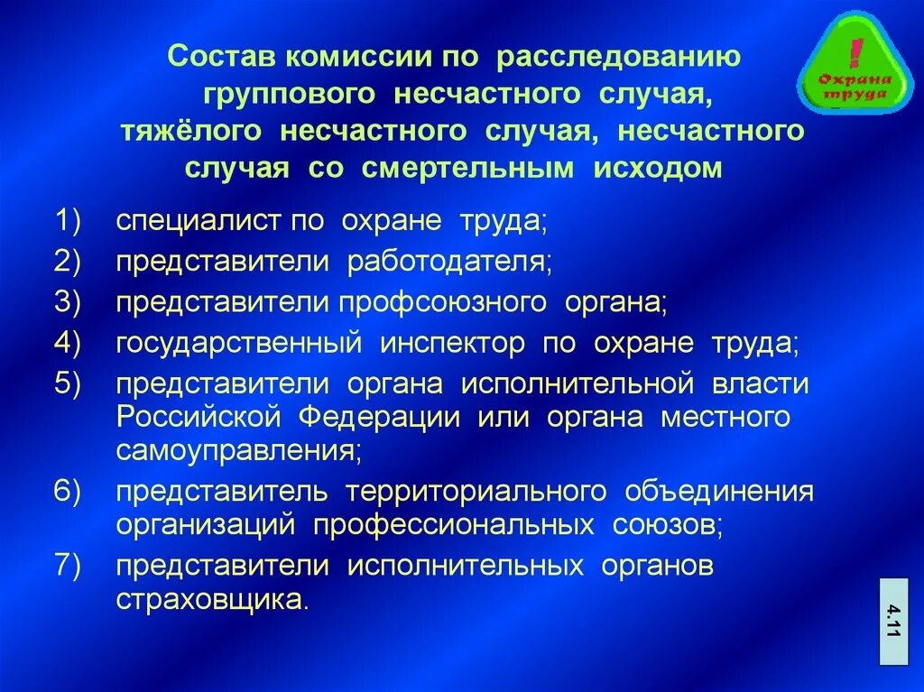 Время расследования несчастного случая со смертельным исходом. Состав комиссии по расследованию. Состав комиссии по расследованию тяжелого несчастного. Состав комиссии по расследованию несчастных случаев. Состав комиссии по несчастным случаям.