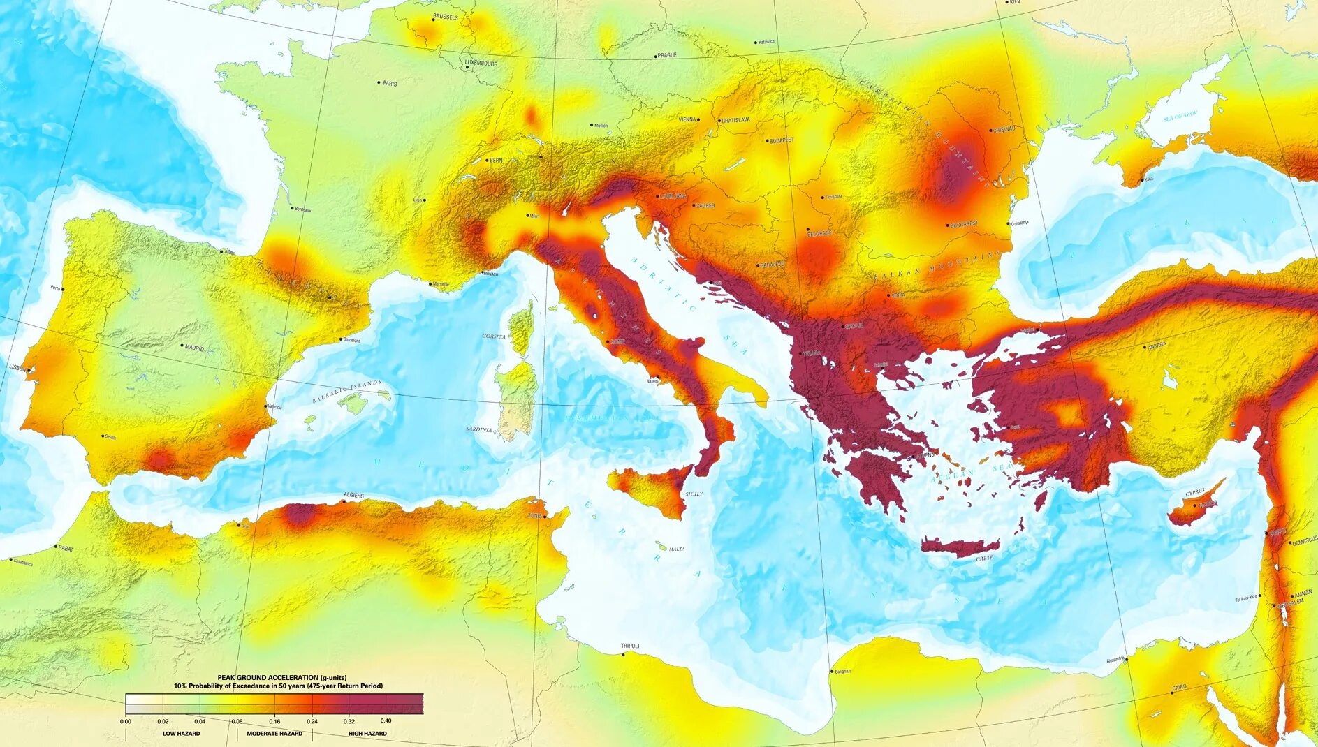 Районы опасных землетрясений. Сейсмоактивные зоны Италии. Сейсмическая карта Италии. Сейсмически опасные зоны Европы на карте. Карта сейсмической активности Европы.
