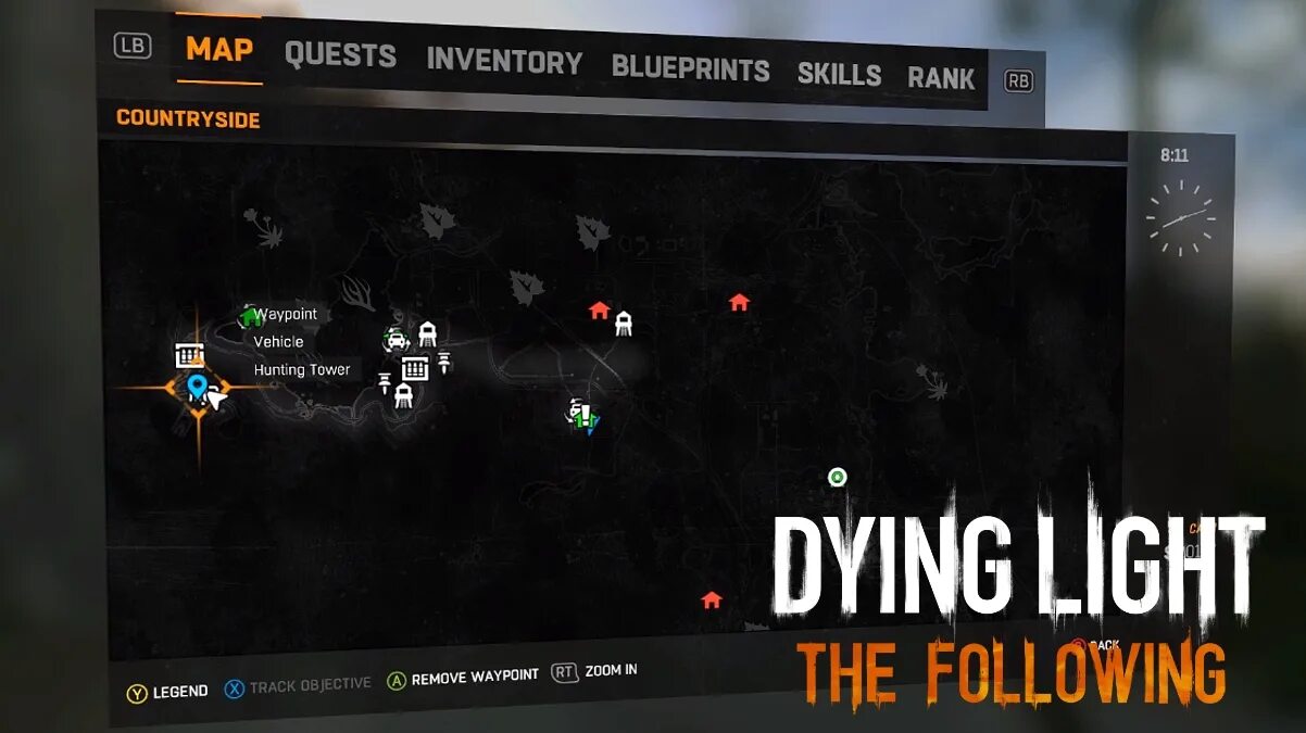 Армейские ящики в Dying Light the following. Dying Light the following карта. Инвентарь Dying Light.