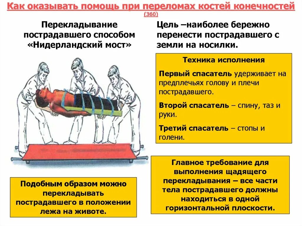 Транспортировка пострадавшего с переломом голени. Транспортировка пострадавшего при открытом переломе голени. Оказание первой доврачебной помощи при переломах костей конечностей. Принцип оказания первой помощи при переломе костей конечностей.