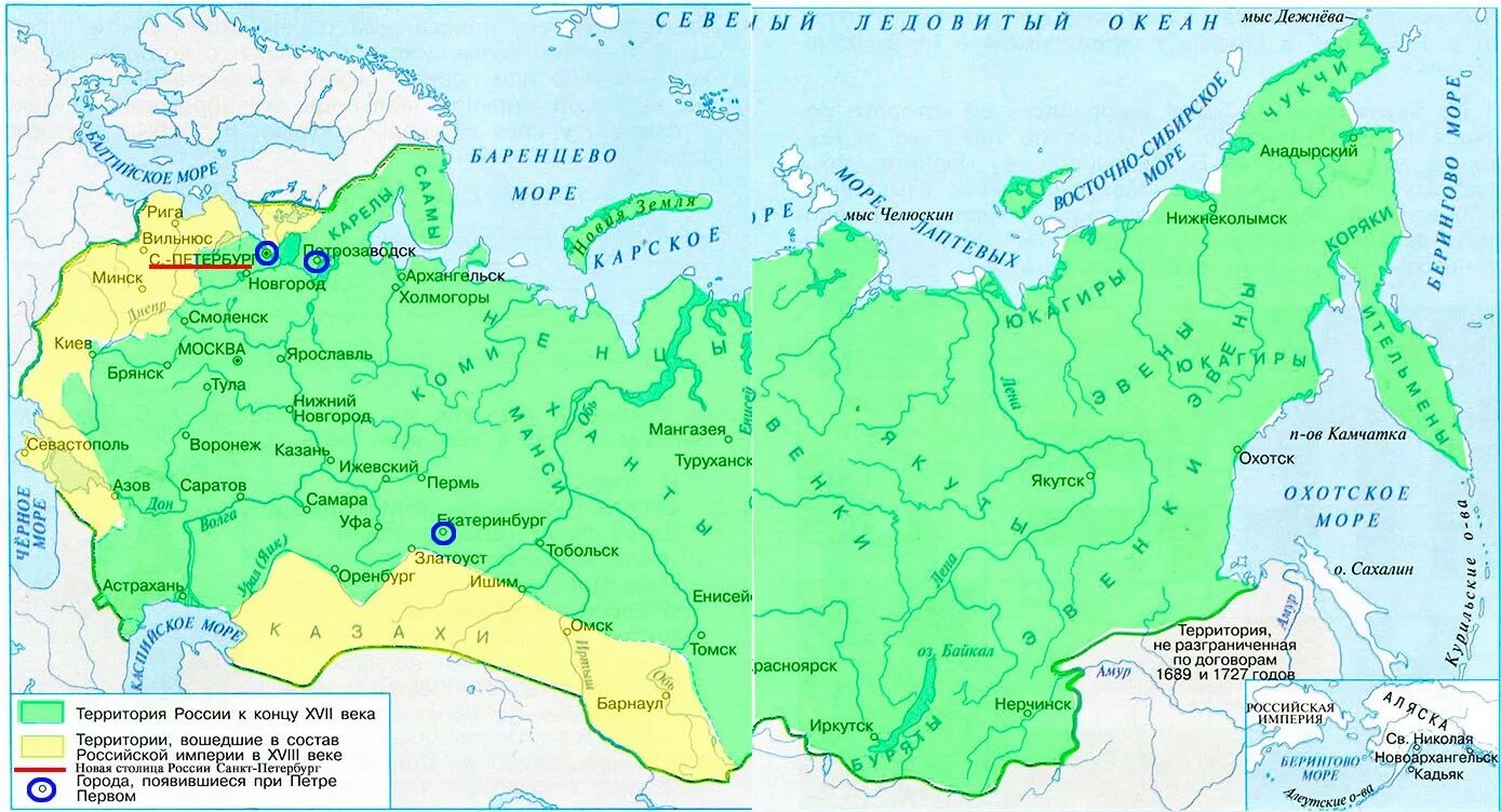 На территории страны в первом. Территория россии к концу 17 века карта. границы российской империи при петре 1 карта. границы российской империи при петре первом. карта российской империи при петре 1.