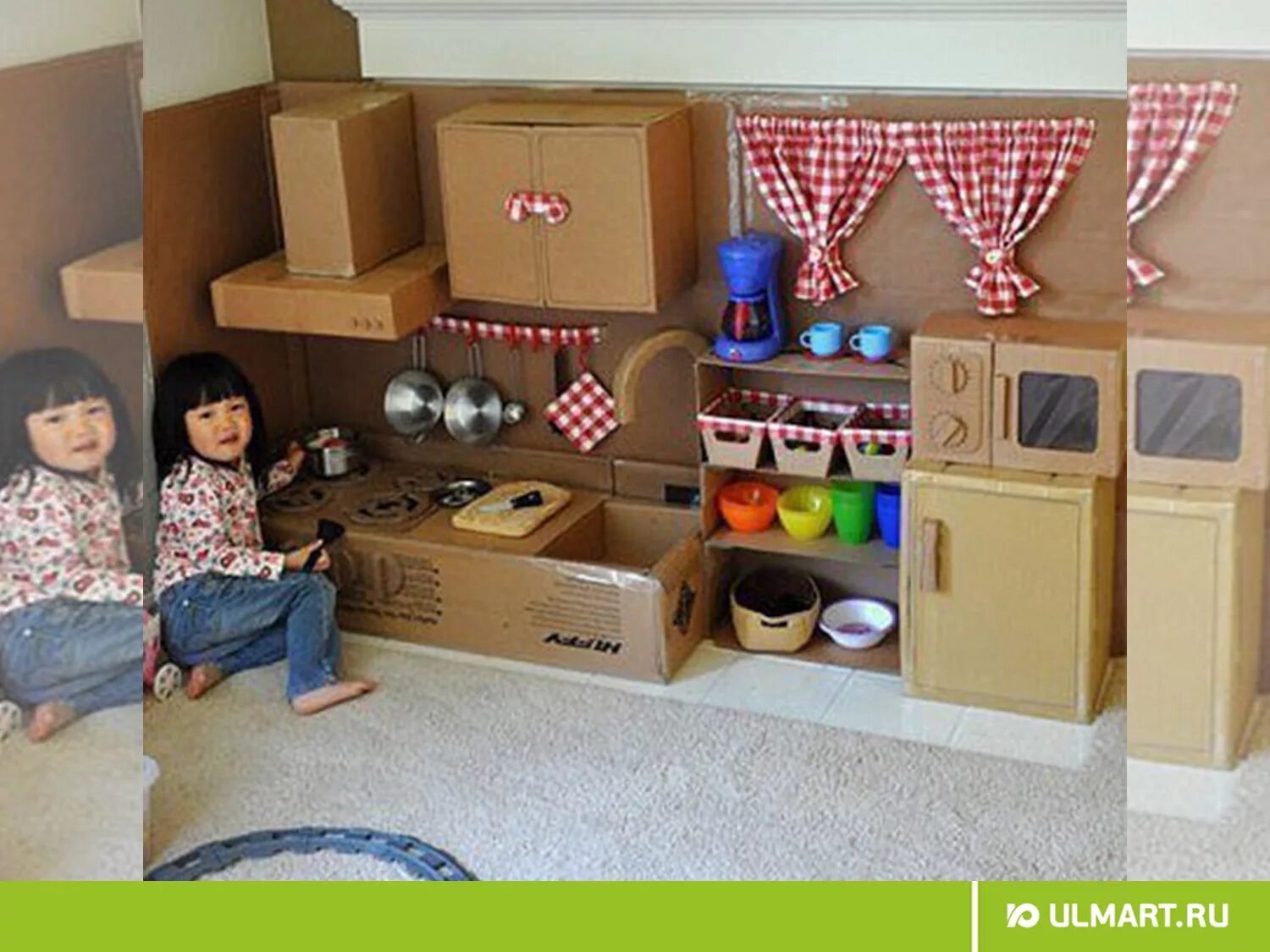 Что можно сделать из коробок своими руками. Детская мебель из картонных коробок. Кухня из картона для ребенка. Игрушечная кухня из коробок. Мебель из картона для детей.