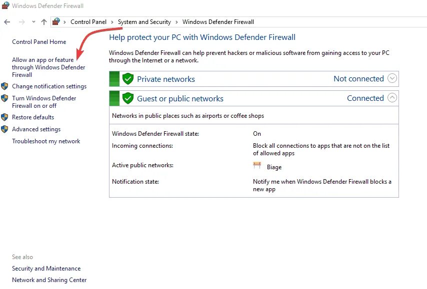 Error load settings windows 10. Windows firewall control. errors load settings.