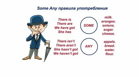 Правила some any примеры