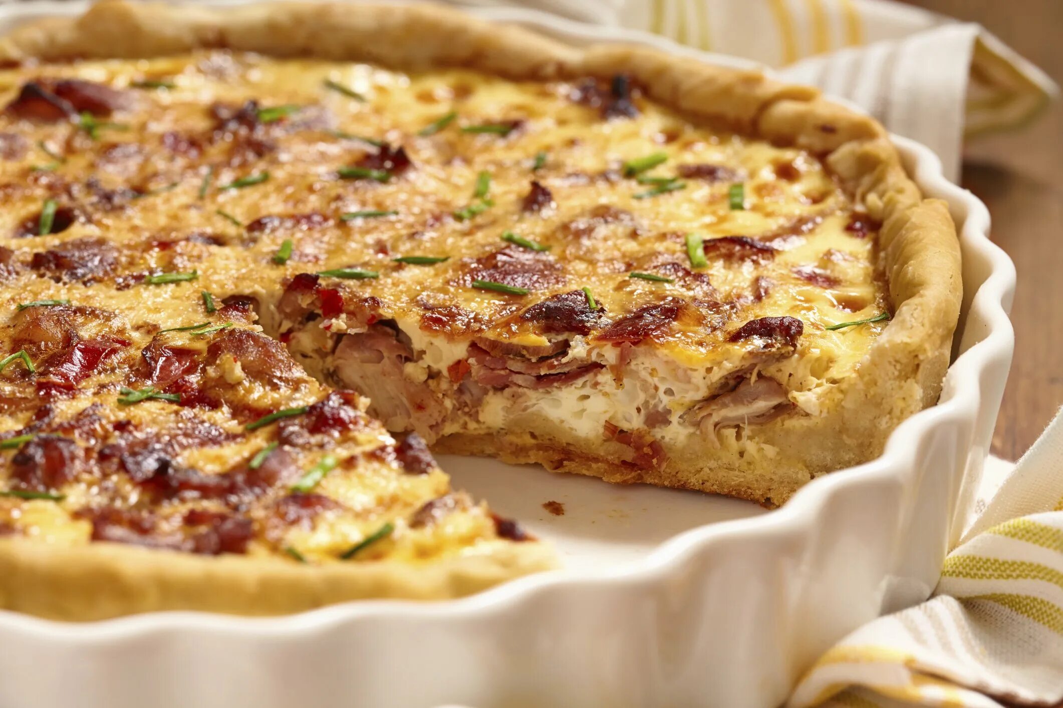 КИШ Лорен. Тарт КИШ Лорен. КИШ Лорен (Quiche Lorraine). КИШ Лорен с курицей. Пирог на ужин