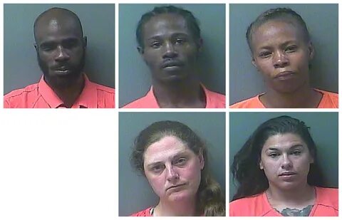 5 Arrested For Dealing Meth. 