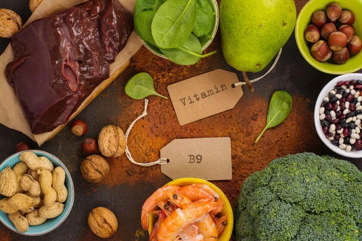 Продукты содержащие фолиевую кислоту