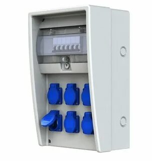 Щит с розетками ip54