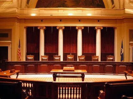 Historic Minnesota Supreme Court Chamber in the Minnesota State Capitol.