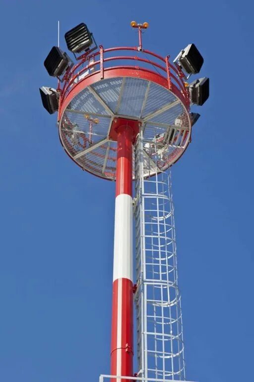 Мачта со стационарной короной. Мачта вмон 25. Прожекторная мачта мгф-25-с. Мачты освещения со стационарной короной вмон-30. Мачты освещения мгф-25.