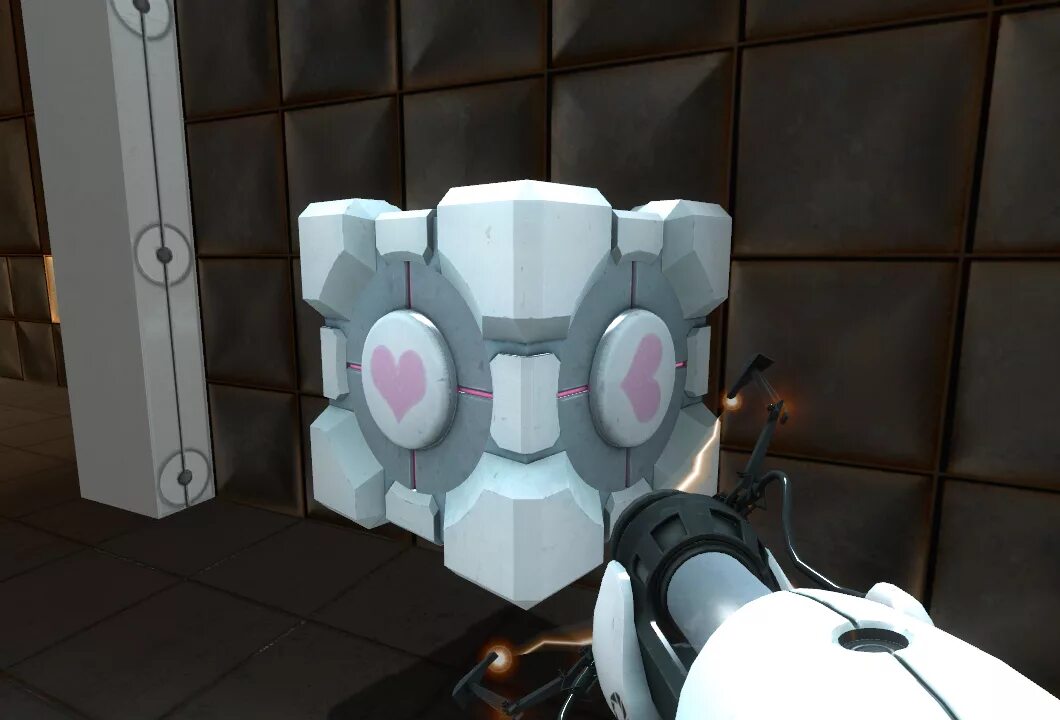 Portal 1 куб компаньон. Portal 2 куб. Portal 2 Cube Companion. Кубы компаньоны портал 2.