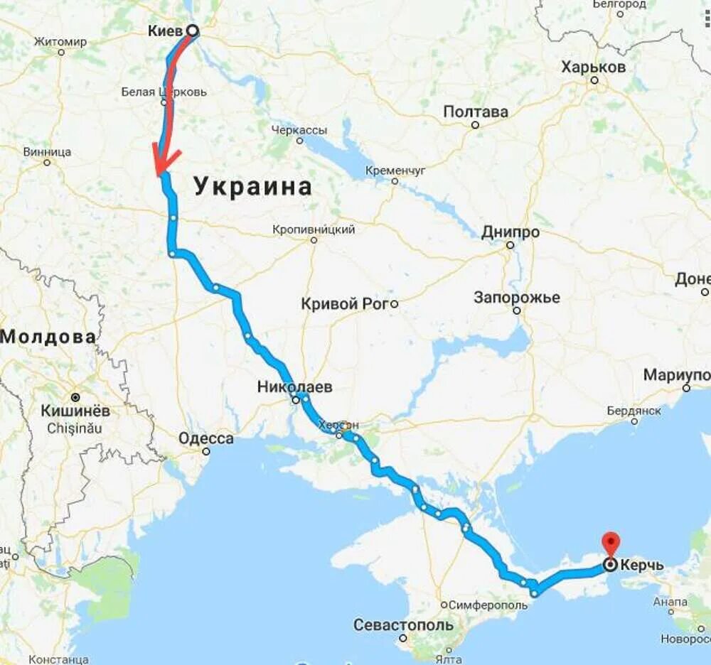 Карта украины сколько километров. Киев Одесса. Киев Крым трасса. Крым и Киев на карте. Дорога в Крым через Харьков.