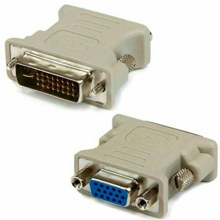 Как выглядит dvi. Кабели и переходники dvi-d - vga. переходник dvi-i(m) vga (f) серый. адаптеры для мониторов vga - dvi-d. dvi 24+1.