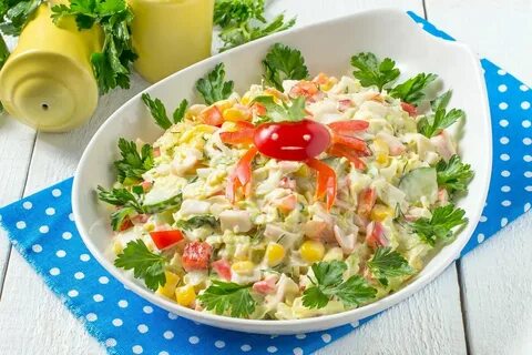 Легкий и вкусный салат на праздничный