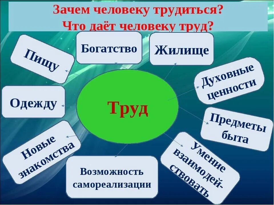 Трудиться какой вид. Зачем человек трудится. Почему люди трудятся. Что даёт человеку труд. Зачем человеку тредится.