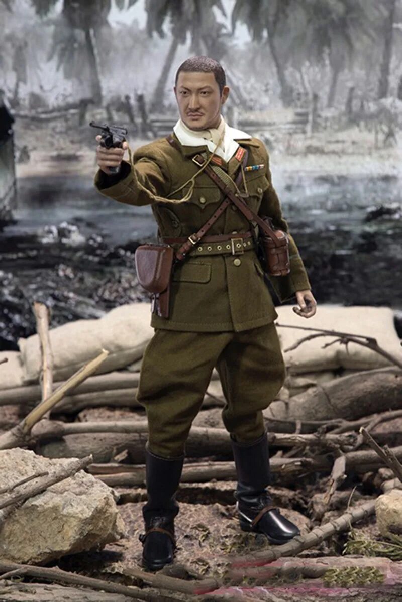 Японский солдат вторая мировая фигурка 3r. Japan Imperial Army Figure 1/6. Офицеры японской армии.