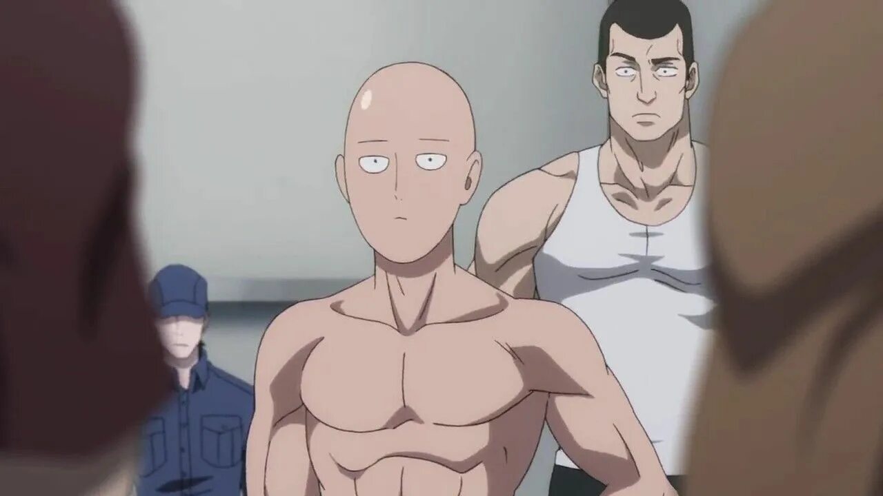 Сайтама 100 отжиманий. Saitama (one-punch man) манга. Сайтама тренируется. Тренировка onepunchman. Ванпанчмен.