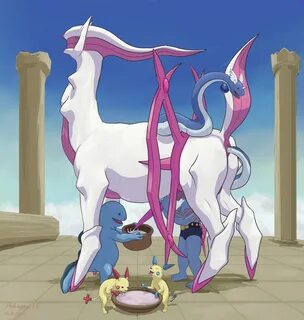 arceus, dragonair, legendary pokemon, machoke, minun, plusle, pokemon (spec...