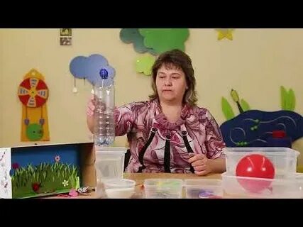 Эксперимент с водой бутылкой и шариком