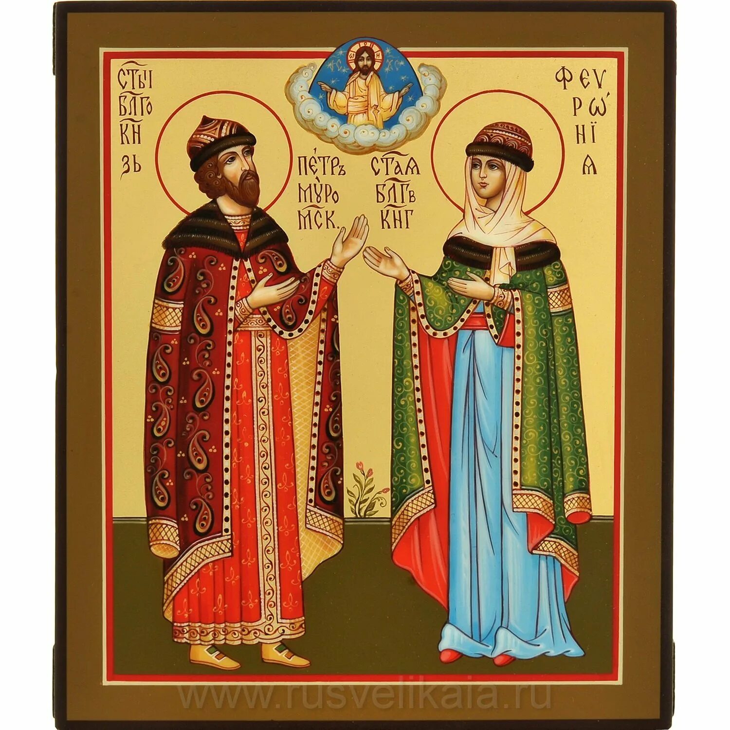 Небесные покровители семьи. Икона святых князей Муромских Петра и Февронии.