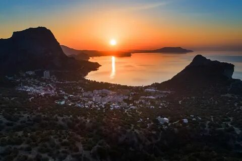 Рассвет в крыму
